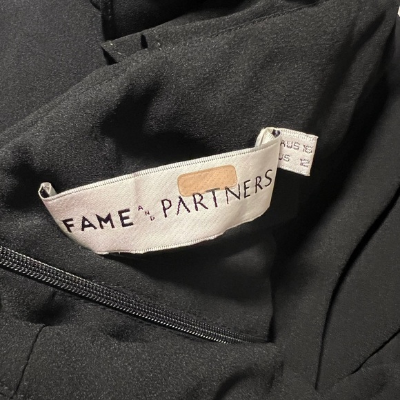 Fame & Partners black Margaux Dress size 12 - Picture 5 of 5